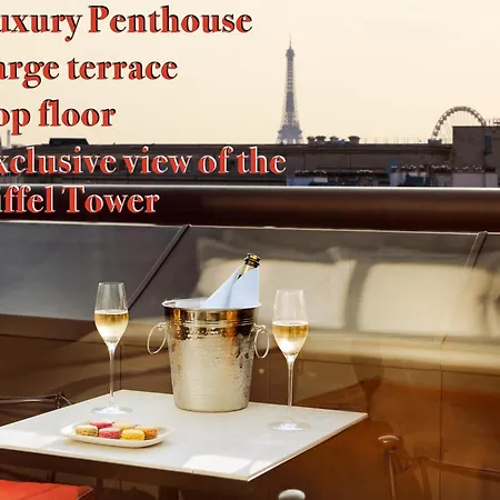 Luxury Penthouse Eiffel Tower View *