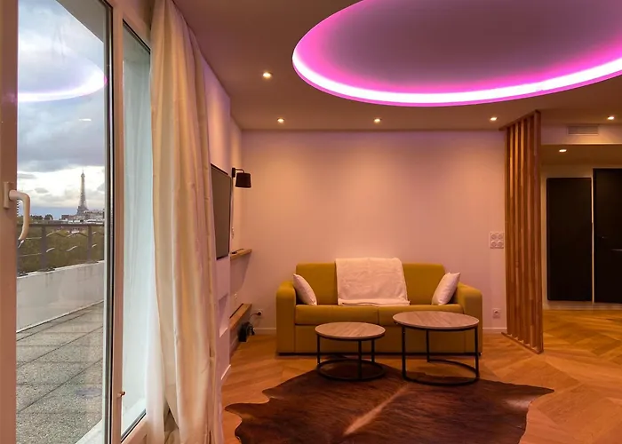 Luxury Penthouse Eiffel Tower View * Issy-les-Moulineaux